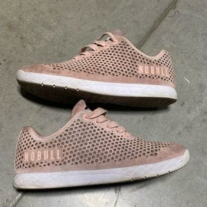No bull project blush suede trainers